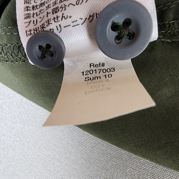 Eddie Bauer Sport Long Sleeve Button Front  Shirt Back Vent Olive Green XLTall - Picture 15 of 15